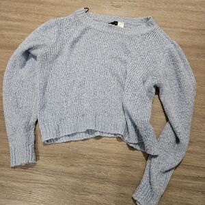 H&M Light Blue Crew Neck Sweater